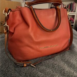 Dooney & Bourke City Barlow Red Leather Satchel